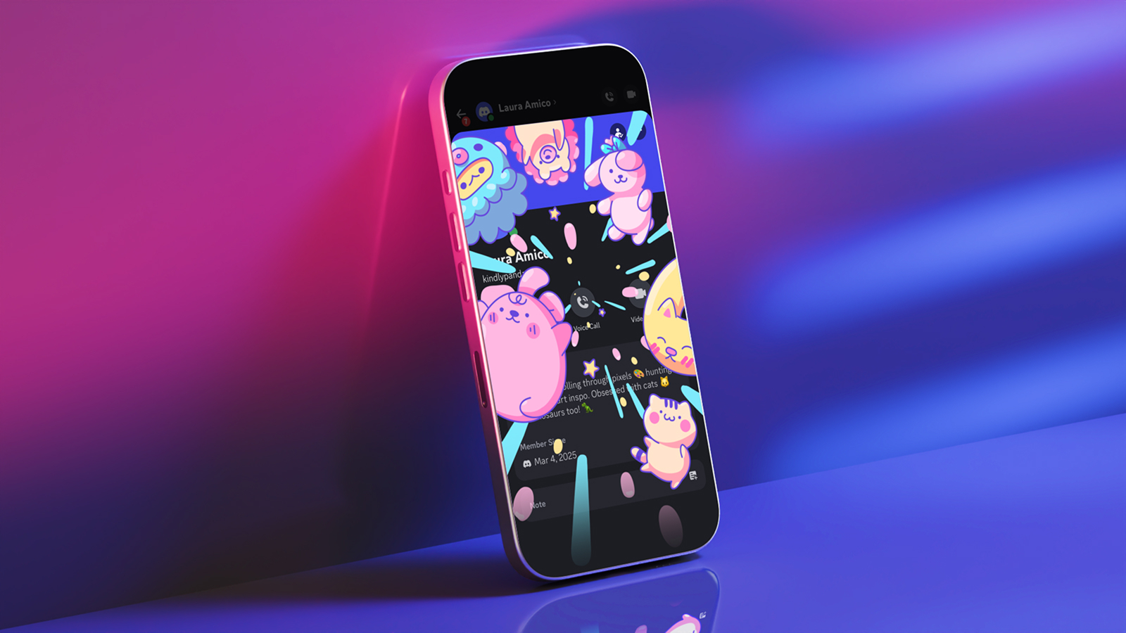 Discord Kawaii Mode Drops by Rocketpanda, a nominee on Motion Design Awards