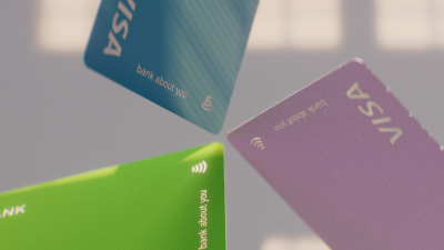 Still image of AmeriaBank 3D card commercial by Tigran Manukyan