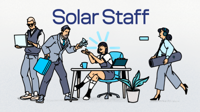 Still image of Solar Staff | Explainer by PAPATON Studio