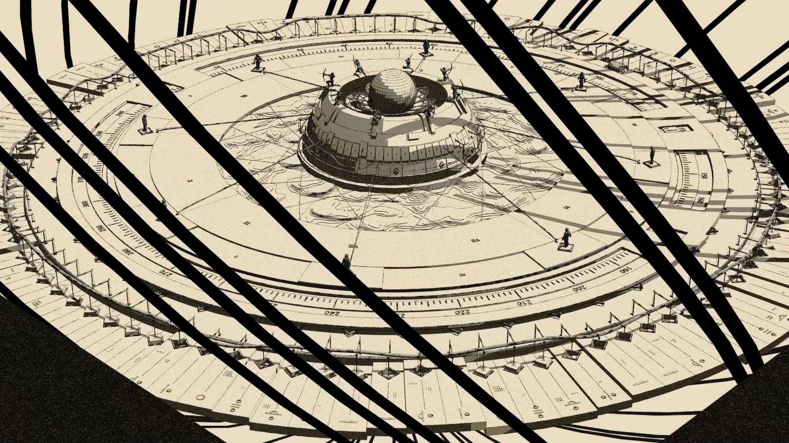 an endless circle by Jonas Rauber, a nominee on Motion Design Awards