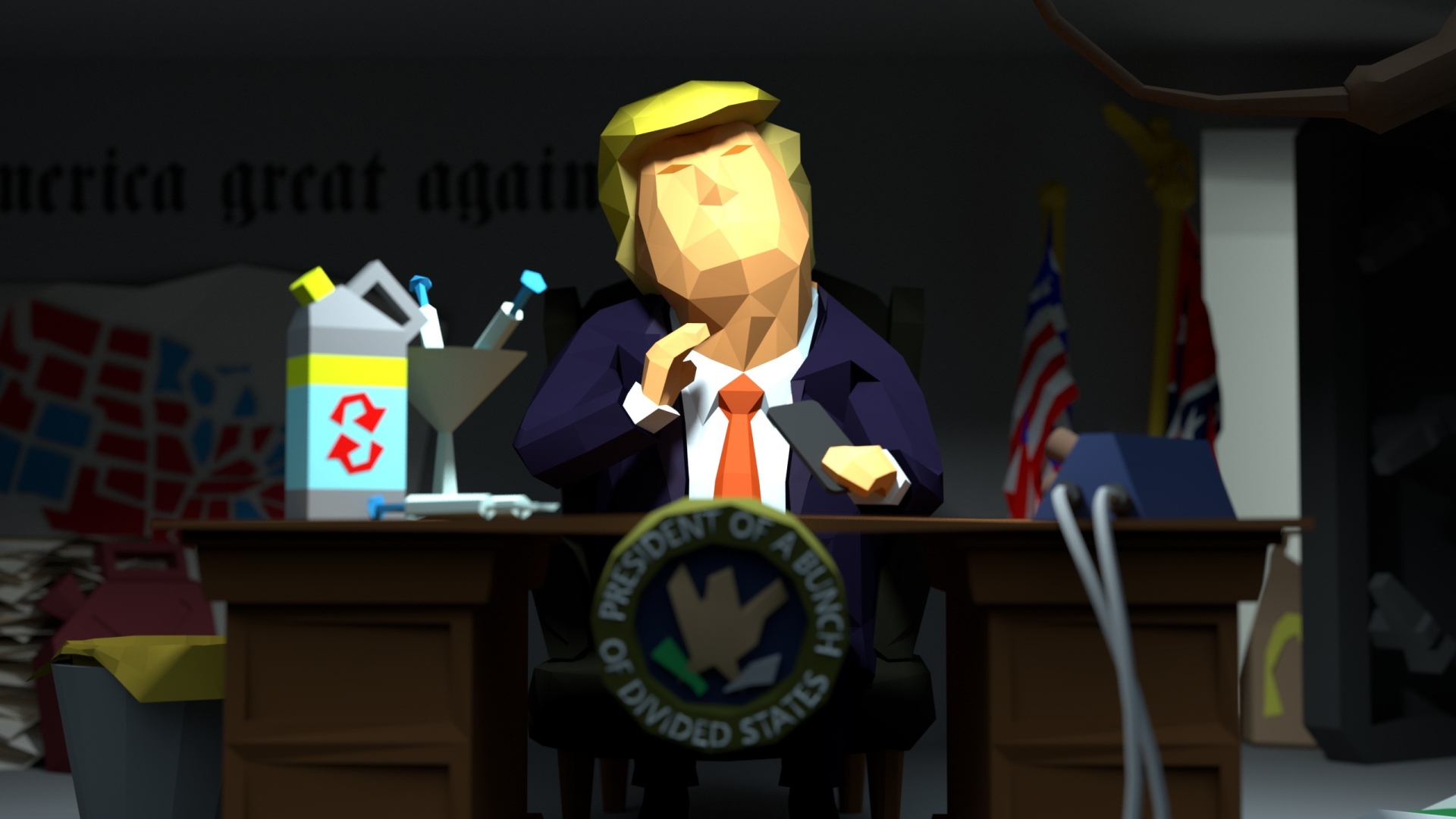 Trumps Last Day In Office by MITSI STUDIO, a nominee on Motion Design Awards