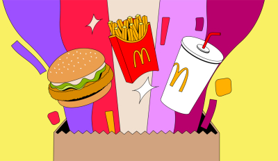 Still image of McDonald's motion series x Publicis Dubai by illo