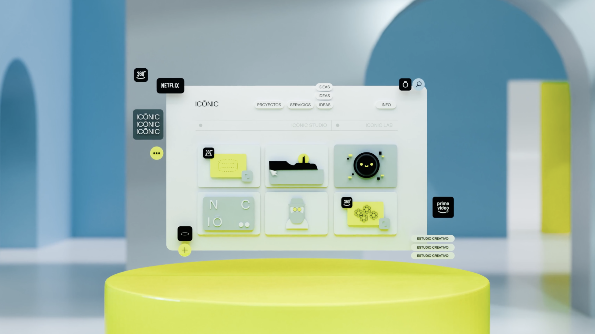 ICÒNIC Creative Studio Relaunch Motion by ICÒNIC Film, a nominee on Motion Design Awards