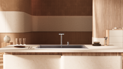 Still image of 2025 Artisan Seamless Embo Square Sink Bowl by eden_jeonminho