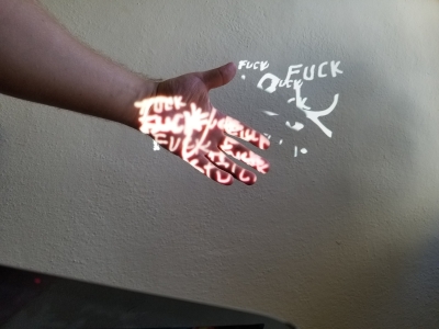 Still image of Kinetic Lyrics Video for Toy by Young Fathers by Reed Sullivan