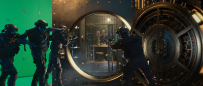 Still image of Bank robbery by Jan Reeh