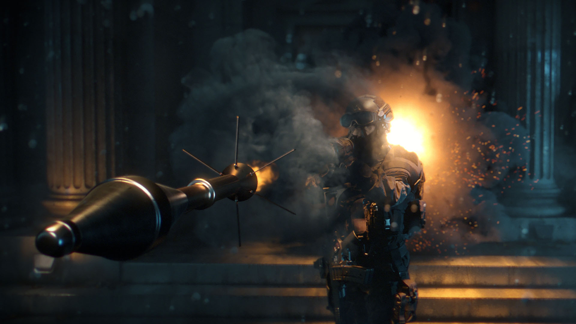 Bank robbery by Jan Reeh, a nominee on Motion Design Awards