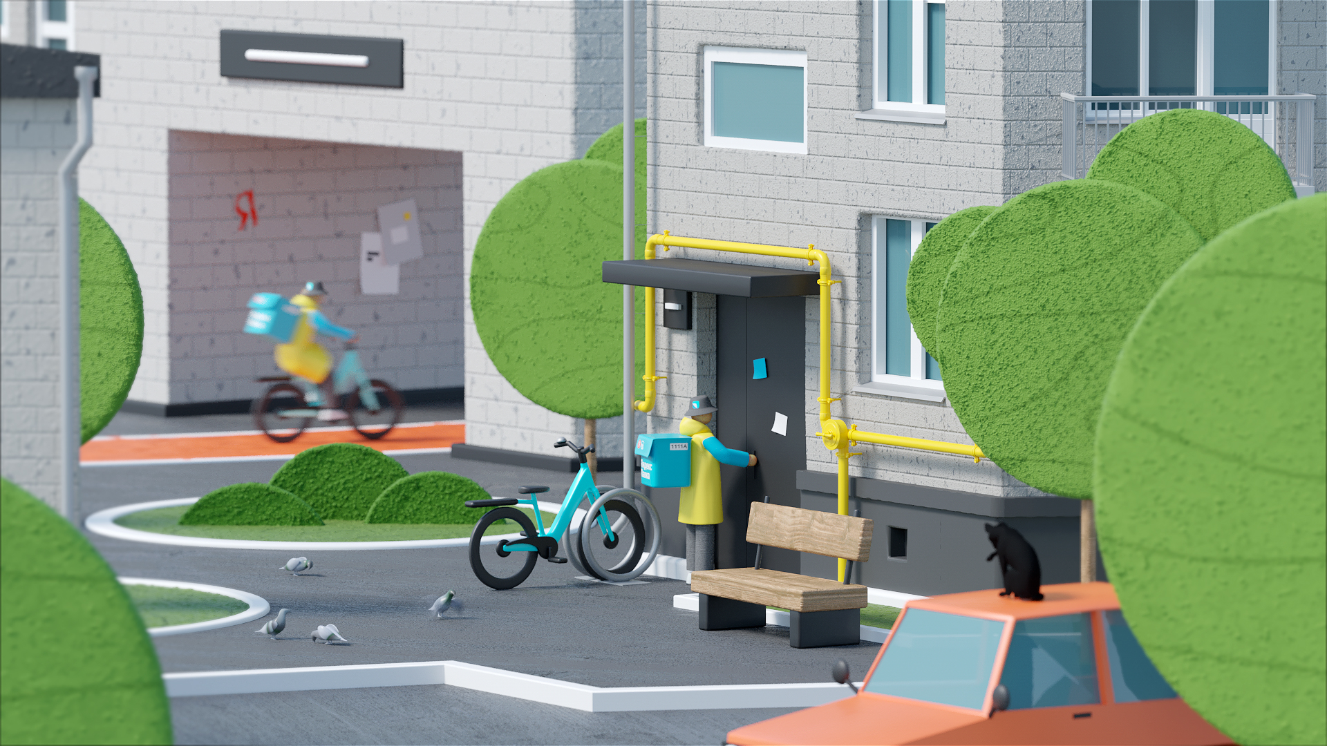 Yandex Lavka in Yekaterinburg by ktonado.digital, a nominee on Motion Design Awards