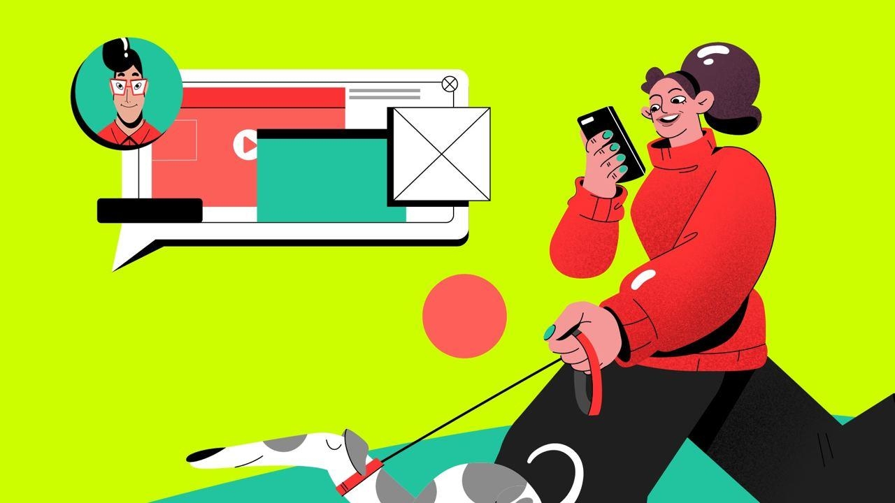 Beseda chat | Explainer by Papaton, a nominee on Motion Design Awards