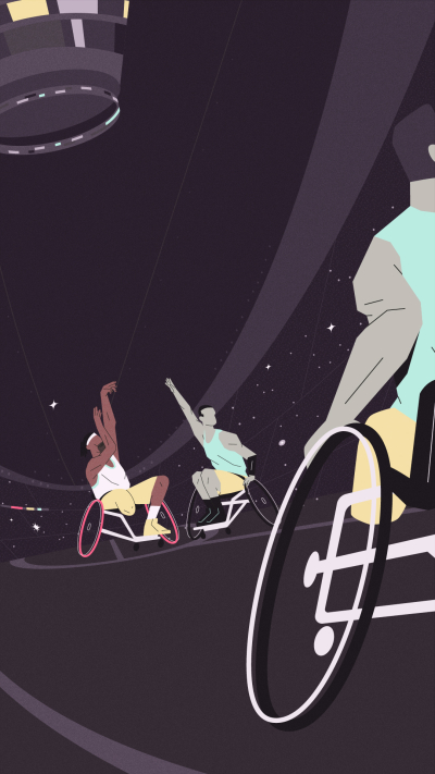 Still image of Paralympics - Wheelchair Basketball by BIEN