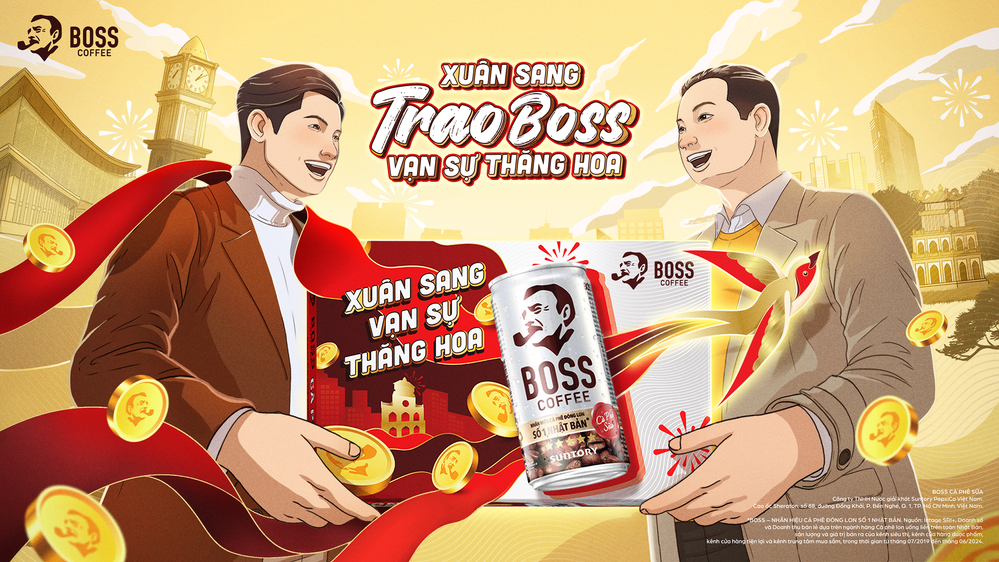 Boss Coffee New Year Campaign by BALANCE, a nominee on Motion Design Awards