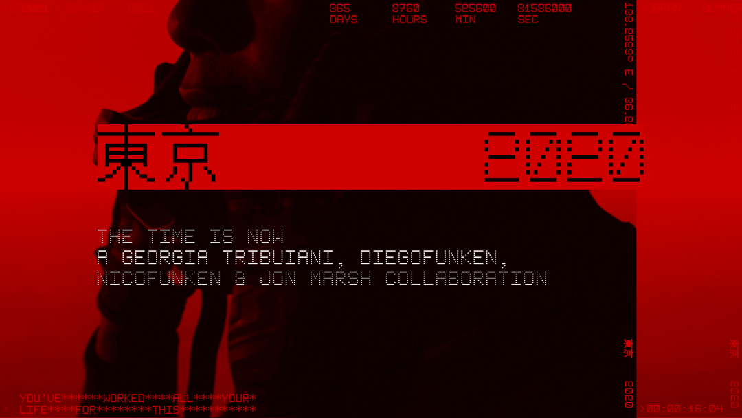 東京 2020 - THE TIME IS NOW. by Diegofunken, a nominee on Motion Design Awards